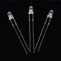 3mm diffuse gelbe Durchgangsloch-LED 590nm