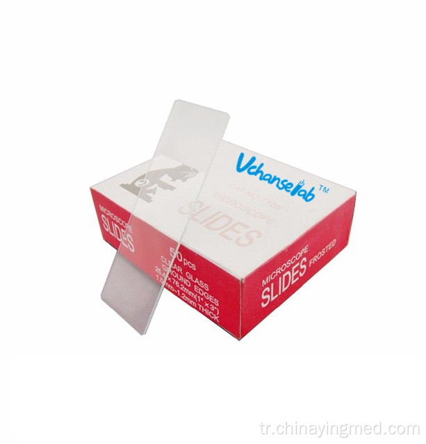 Tıbbi cam 7105 mikroskop slaytları