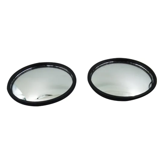 Auxiliary Car Mirror: Wide Angle, Round, Convex Rear View Blind Spot Mirror