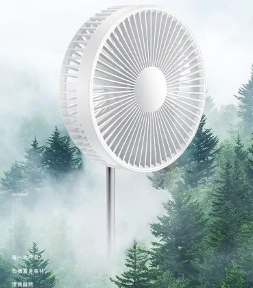 Telescopic Mute USB Charging Folding Desktop Floor Fan