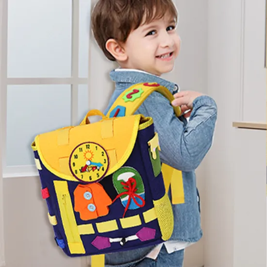 Specialized Educational Toy: Sensory Maze Backpack for Developing Fine Motor Skills in Autistic Children