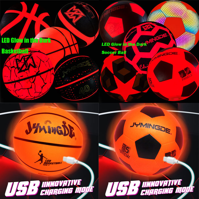 USB rechargeable glow basketball