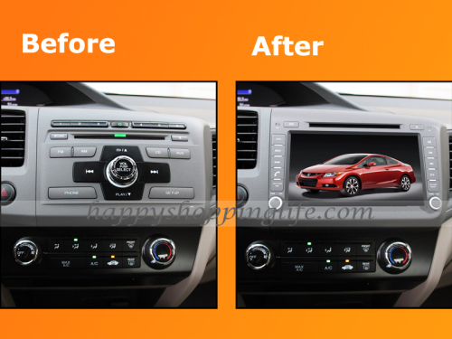 Android Car DVD Player for Honda Civic 2012 Navigation Wifi 3G