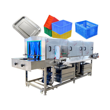 OCEAN High Pressure Basket Washer for Cleaning Plastic Boxes, Baking Trays, Pallets, and Crates
