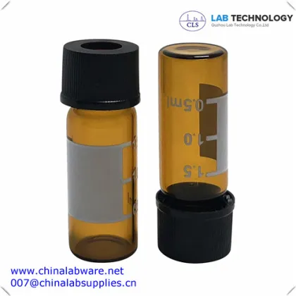 10mm screw thread VWR Amber HPLC Vials
