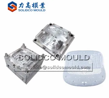 High-quality texture surface plastic office chair seat mould