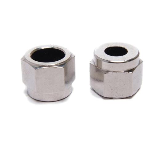 High Tubular Nut Plain Black Finish Treatment Nut