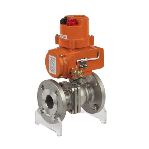 Electric Explosion-proof Electric 2way 2pc Flange Ball Valve