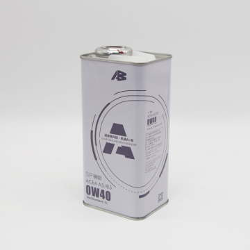 4L custom printing logo square tin can