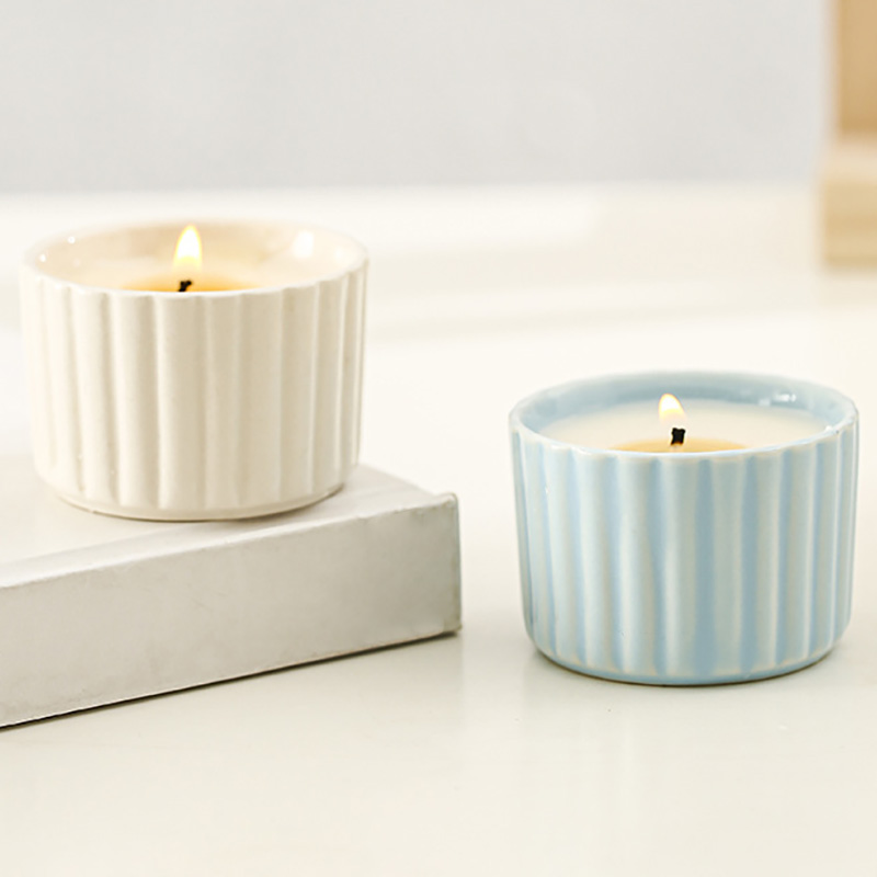 Керамічныя слоікі для эфірнага алею Ароматэрапіі свечкі падарункі