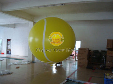 Large Inflatable Tennis Ball Balloon With Total Digital Printing, Sports Balloons
