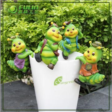 Four Bugs Figurines Flower Pot (NF50021)