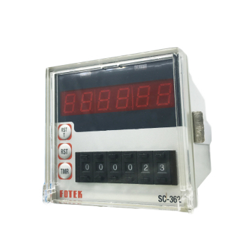 FOTEK SC-362 72*72 Power Supply 220V 6-Digit Digital Display Dual Preset Counter