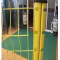 Green PVC Welded Mesh Fencing with V Bend