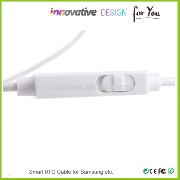 Manufacturers promotional Micro otg usb for samsung android smartphone cable, usb cable