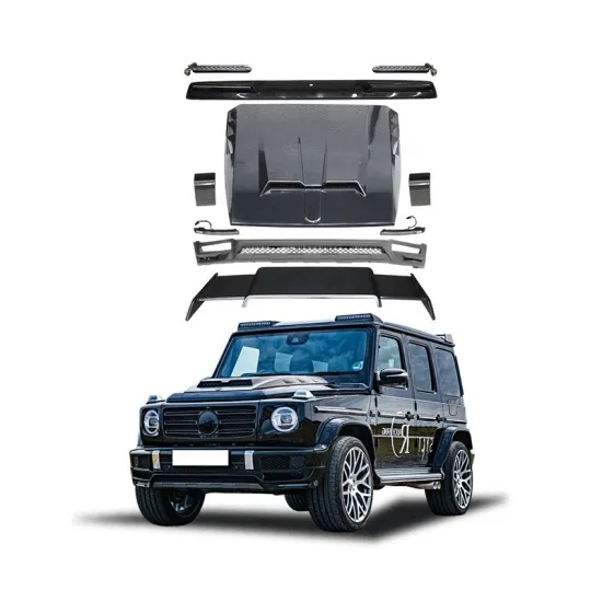 GBT Car Accessories Engine Hood Cover and Front Bumper Kit for Mercedes-Benz G Class G63 W464 B Model