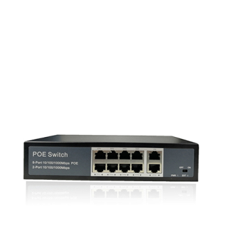 PSE1082G 10-port Gigabit 8-port POE switch standard IEEE802.3AT/AF v-lan250m