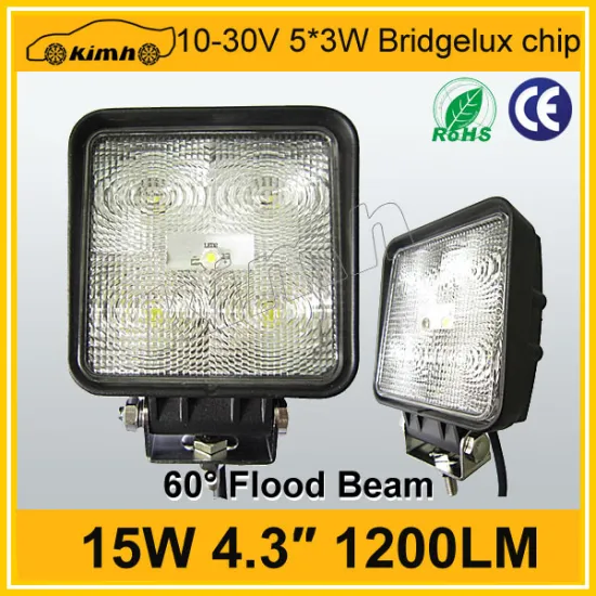 alibaba express 10-30v 4.3" 15w aluminum work light, led work light
