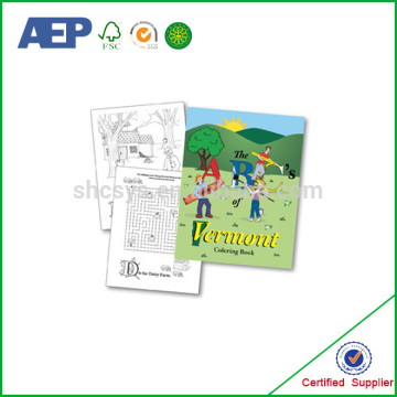 custom hardcover child color filling book manufacturer