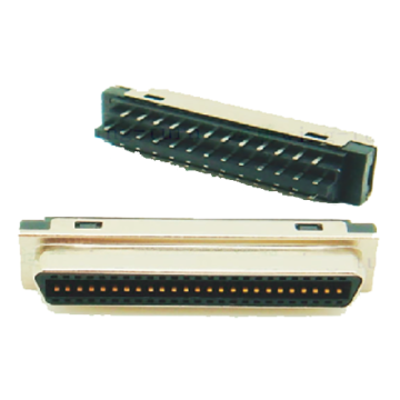 1,27 mm 50-pins soldeer gegoten lintconnector