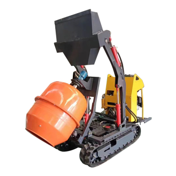 Multi-Functional Crawler Hydraulic Mini Dump Truck with Mixing Tanker