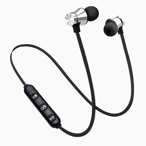 Wholesale silicon stereo sound neckband bluetooth earphone
