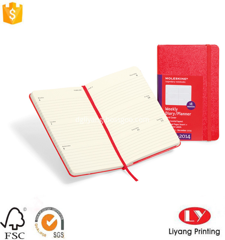 diary hardcover notebook