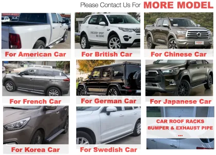 Factory Direct Cost-Effective 15kg SUV Running Boards for Subaru Forester