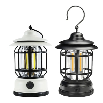 COB LED Rechargeable Retro Camping Lantern