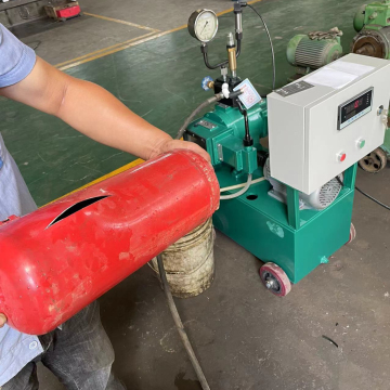 Cylinder Valve Devalving Machine: CO2 Steel Cylinder Valving Equipment