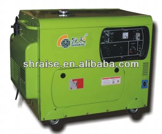silent 5kw electric diesel generator set for