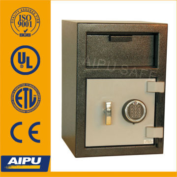 FL2014M-E Front Loading Cash Drop Safe - 3mm Body 12mm Door Electronic Lock Safe Deposit Box