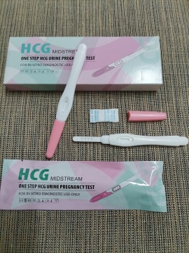 High Sensitive 3.0 mm HCG Pregnancy Test Midstream