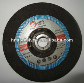 T27 7''inch 180x6x22.2mm Reinforced Resin bonded Depressed center abrasive Grinding disc For Metal/Steel/S.S