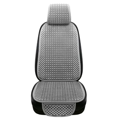 1-Seat Classic Ice Silk Universal Saddle Half Pack Car Seat Covers