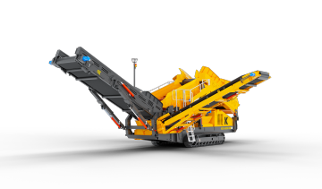 Crawler type mobile pre screening station