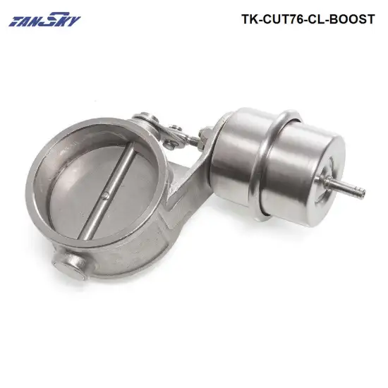 Exhaust Control Valve Set Boost Actuator CLOSED Style 76mm Pipe Pressure about 1 BAR For Jeep Cherokee TK-CUT76-CL-BOOST