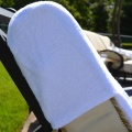 Embroidered lounge chair towel pool chair cover towel