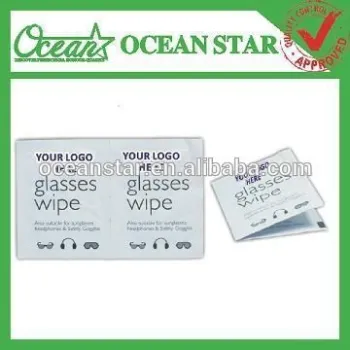 Individual Glass Wet Wipe with customize logo