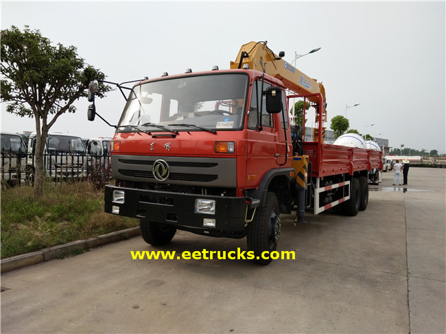 12 Wheeler 10T Hydraulic Crane Trucks