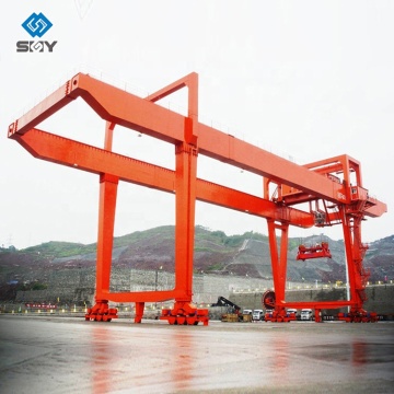 China 15 Years Crane Manufacturer: Rail-Mounted 32 Ton to 50 Ton Double Girder Gantry Cranes