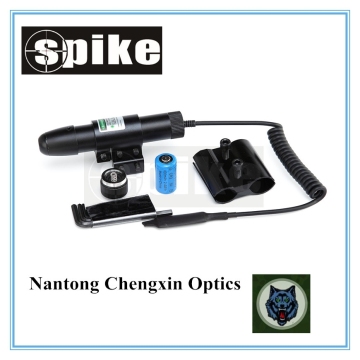 Outdoor sports green Laser Sight Scope laser sight with pressure switch used for rifles