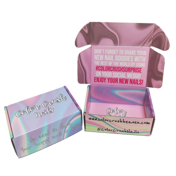 Recycled White Corrugated Gift Packaging for Shoes and Clothing