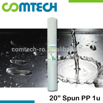 Water Purifier Sediment 20" x 2.5" PP Spun Water Filter Cartridges 1 Micron