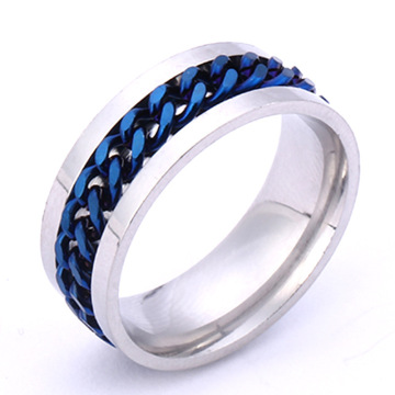 Open Beer Ring Men's Rotatable Titanium Steel Ring