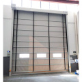 CE LVD မြန်နှုန်းမြင့် PVC stacking roller shutter