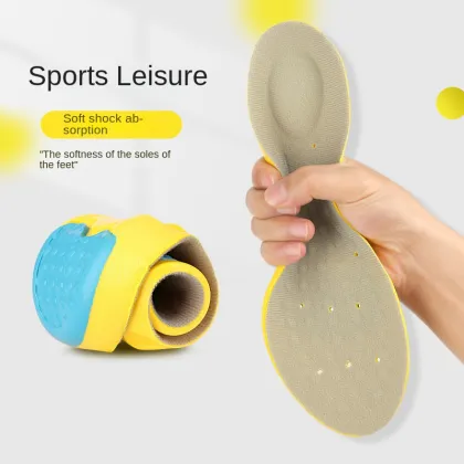 High Elasticity Memory Breathable Shock Absorption Thickened Sweat Absorbing Sports Insoles