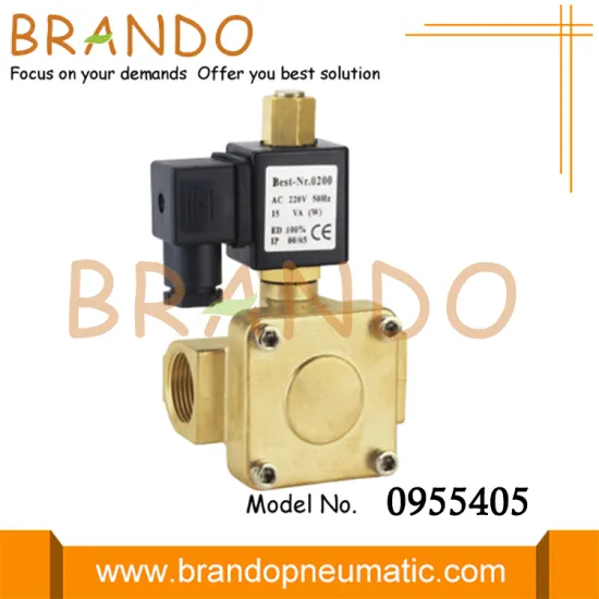 0955405 3/4'' Normally Open High Pressure Brass Solenoid Valve