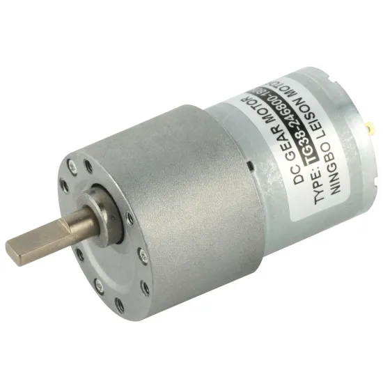 37mm High Torque Low RPM DC Gear Motor for Robot (24V/12V, 300rpm/100rpm/60rpm)