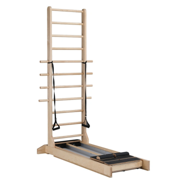 Maple Double Track Sliding Ladder Yoga Gym Core Fitness Equipment
